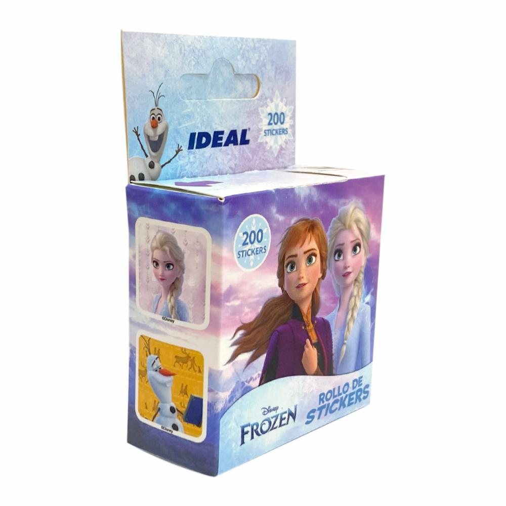 Rollo Stickers Frozen 200 Unidades. IDEAL 6.5X10 - Imagen 3