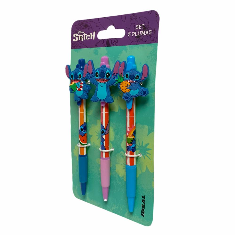 Set Bolígrafos Stitch IDEAL X3 Uds - Imagen 2