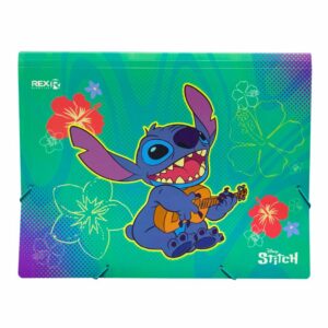 Archivador Acordeón 6 Compartimientos Stitch REX PLASTICS A4