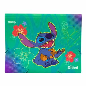Archivador Acordeón 6 Compartimientos Stitch REX A4