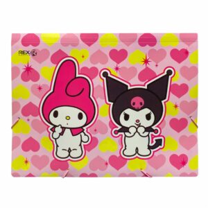 Archivador Acordeón 6C My Melody Y Kuromi 6 Compartimientos My Melody Y Kuromi REX A4