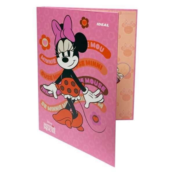 Carpeta 2 Argollas Minnie IDEAL A4 - Imagen 2