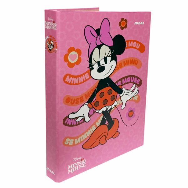 Carpeta 2 Argollas Minnie IDEAL A4 - Imagen 3