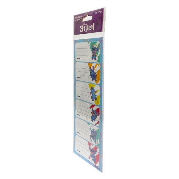 Membretes Escolares Diseño Stitch REX X 12 Uds 9X29 - Imagen 2