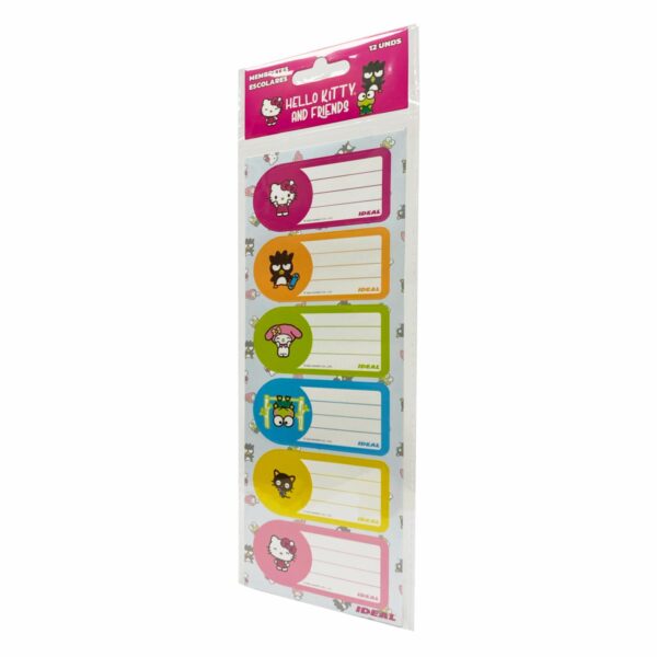 Membretes Escolares Diseño Hello Kitty & Friends REX X 12 Uds 9X29 - Imagen 2