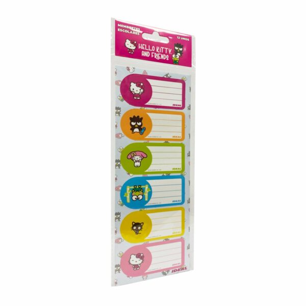 Membretes Escolares Diseño Hello Kitty & Friends REX X 12 Uds 9X29 - Imagen 3