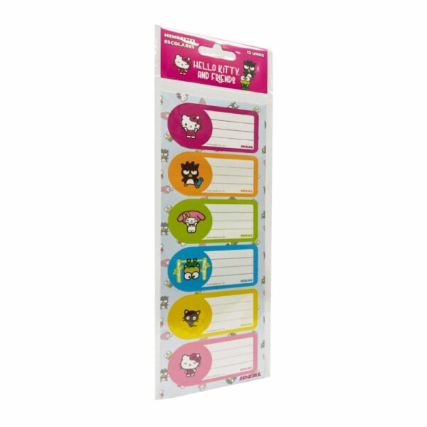 Membretes Escolares Diseño Hello Kitty & Friends REX X 12 Uds 9X29 - Imagen 3