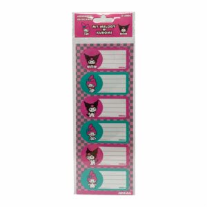 Membretes Escolares Diseño My Melody & Kuromi REX X 12 Uds 9X29