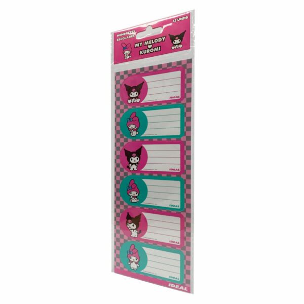 Membretes Escolares Diseño My Melody & Kuromi REX X 12 Uds 9X29 - Imagen 2