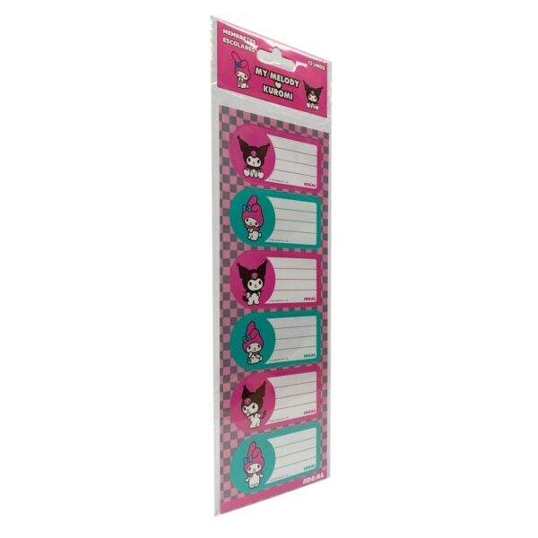 Membretes Escolares Diseño My Melody & Kuromi REX X 12 Uds 9X29 - Imagen 3