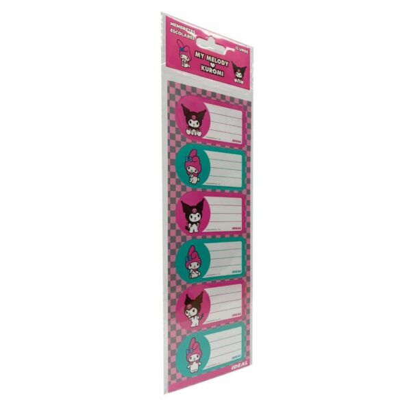 Membretes Escolares Diseño My Melody & Kuromi REX R PLASTICS X 12 Uds 9X29 - Imagen 3