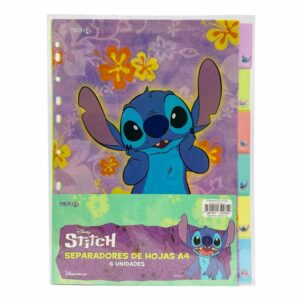 Separadores De Hojas De Stitch REX PLASTICS A4