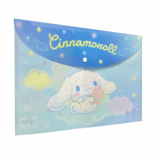 Sobre Porta Documento Diseño Cinnamoroll Con Broche REX A4 - Imagen 3