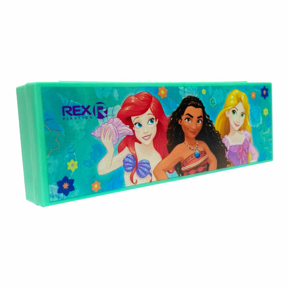 Cartuchera Plástica Pequeña Princesas REX PLASTICS 19.5X6.5 - Imagen 3