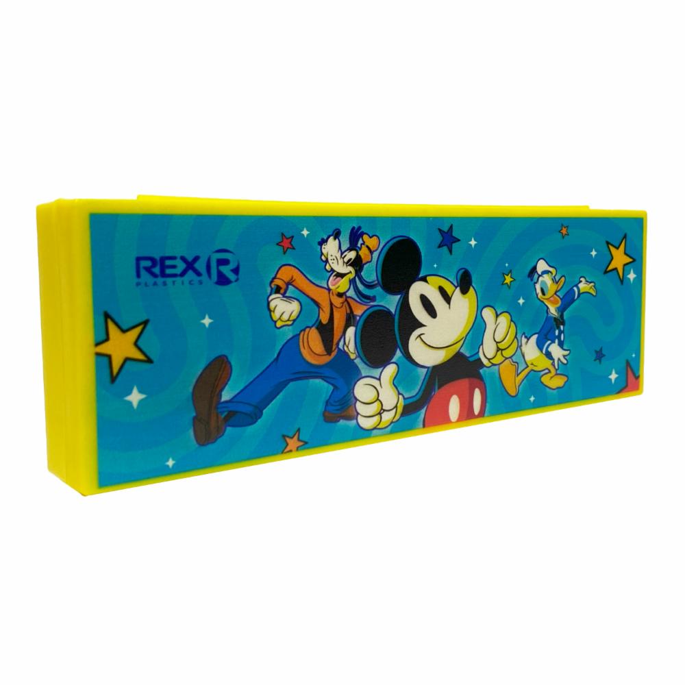 Cartuchera Plástica Mickey & Friends REX PLASTICS 19.5X6.5 - Imagen 3