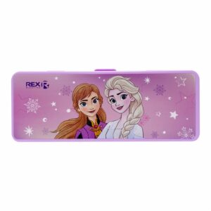 Cartuchera Plástica Doble Servicio Frozen REX 20.5x7.5