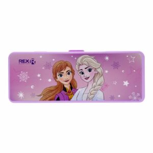 Cartuchera Plástica Doble Servicio Frozen REX 20.5x7.5