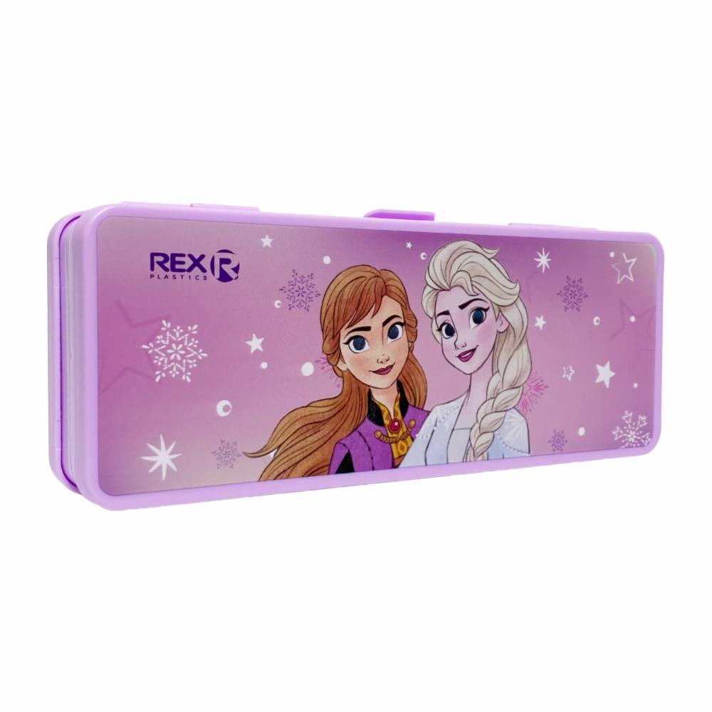 Cartuchera Plástica Doble Servicio Frozen REX PLASTICS 20.5x7.5 - Imagen 3