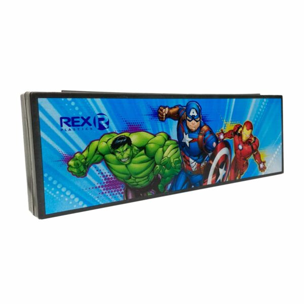 Cartuchera Plástica Pequeña Avengers REX 19.5X6.5 - Imagen 3