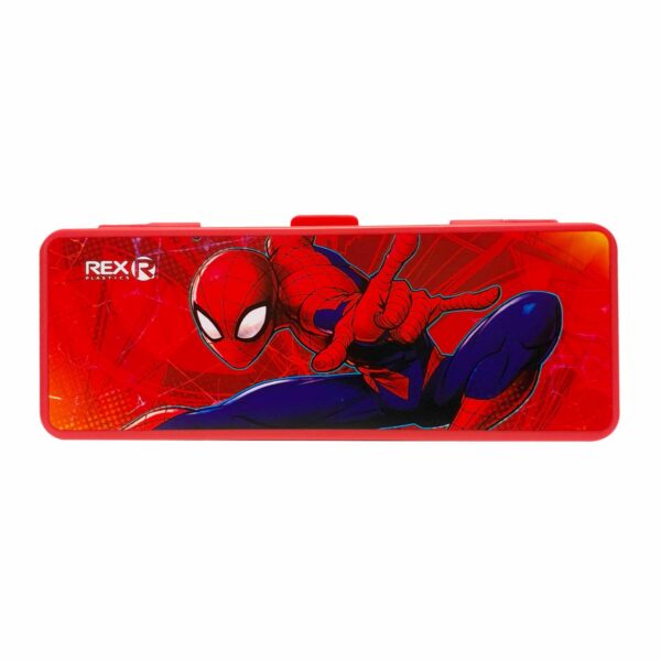Cartuchera Plástica Doble Servicio Spiderman REX 20.5x7.5