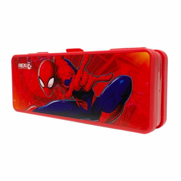 Cartuchera Plástica Doble Servicio Spiderman REX 20.5x7.5 - Imagen 2