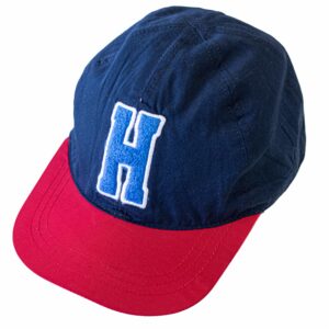 Gorro Jockey Gabardina Bordado Azul HUELLAS