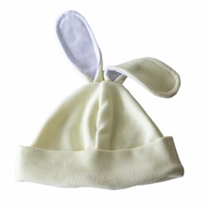 Gorro Polar Conejito Amarillo HUELLAS