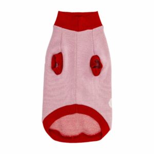 Suéter Para Mascota Diseño Love Con Capucha MY STYLE Talla Mediano