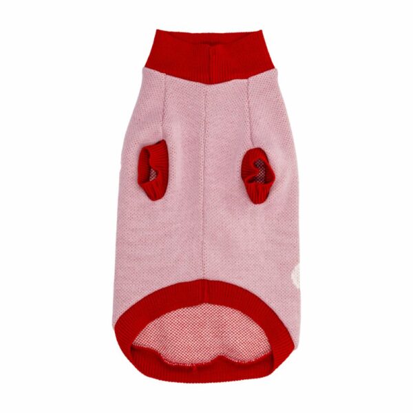 Suéter Para Mascota Diseño Love Con Capucha MY STYLE Talla Mediano