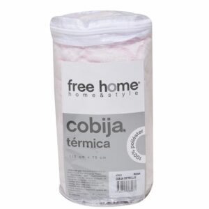 Cobija Para Bebe Diseño Estrellas Rosa FREE HOME 110X75 CM