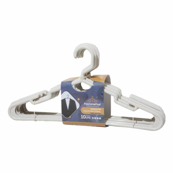 Armadores Para Ropa Gris Set POLYHOME X 10 Uds
