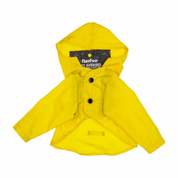 Abrigo Para Mascota Impermeable Color Amarillo MR. & MRS. Talla Extra Pequeño - Imagen 2