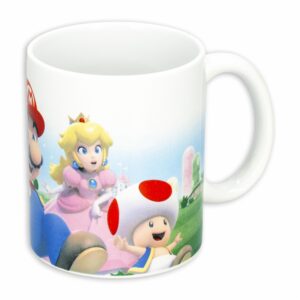 Jarro De Cerámica Diseño Super Mario And Friends STOR 11 Onzas