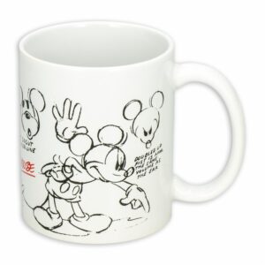 Jarro De Cerámica Diseño Mickey Mouse Vintage STOR 11 Onzas