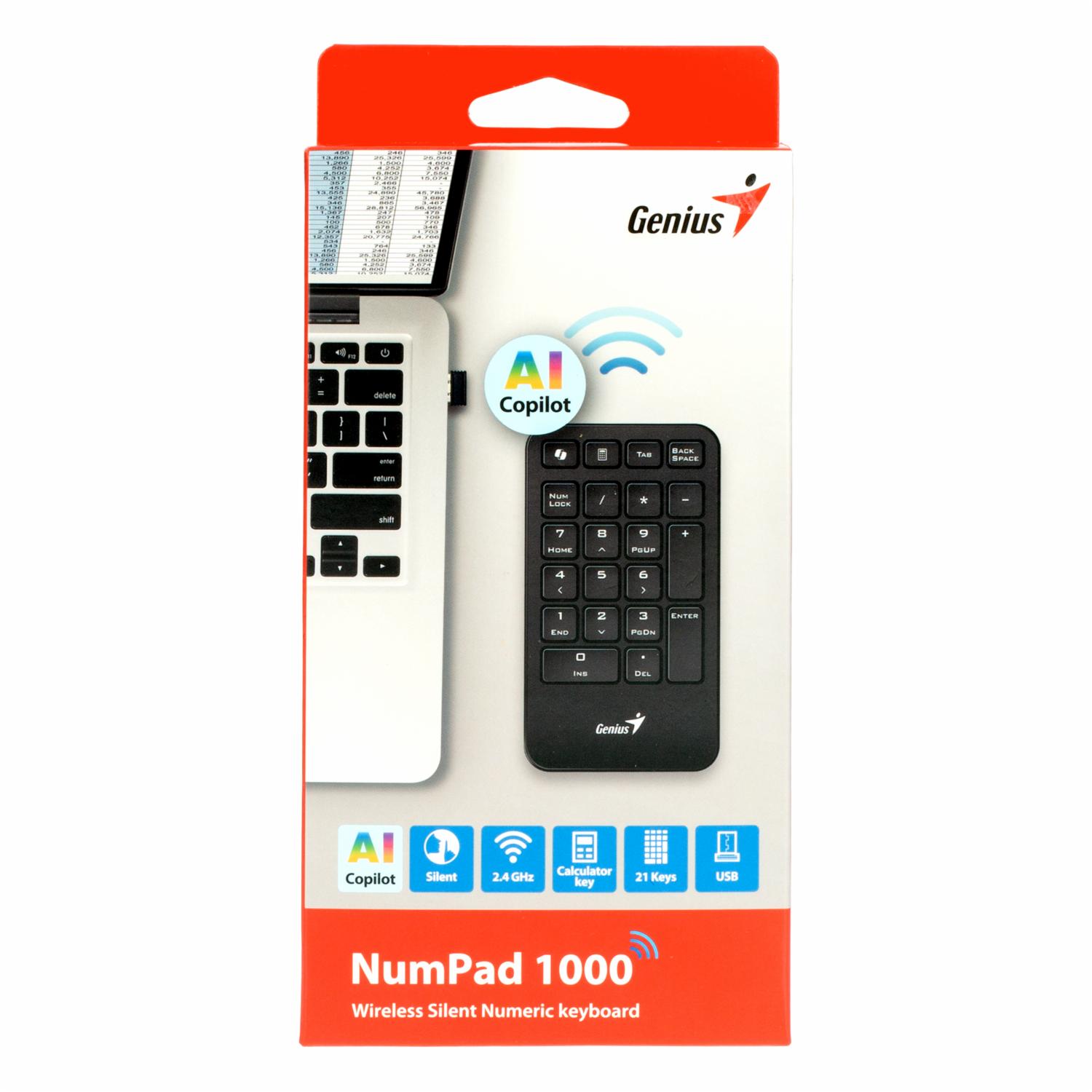 Teclado Numérico Negro 31320003400 GENIUS Wireless - Imagen 4