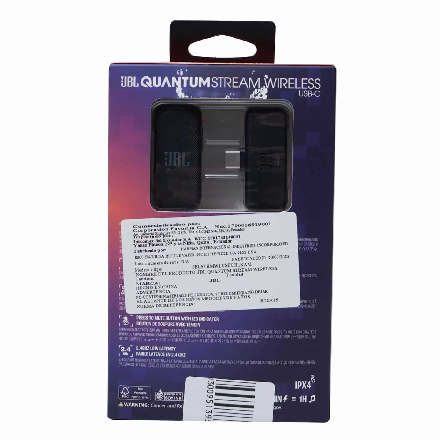 Micrófono Quantum Stream USB-C JBL Wireless - Imagen 2