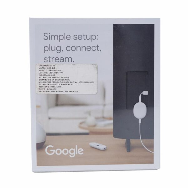 Chromecast Tv GOOGLE 4K - Imagen 2