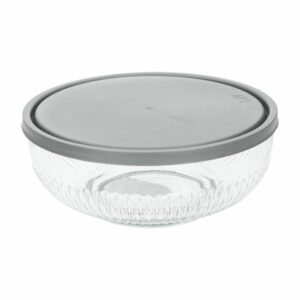 Ensaladera De Vidrio Con Tapa Redonda LAV 880 CC