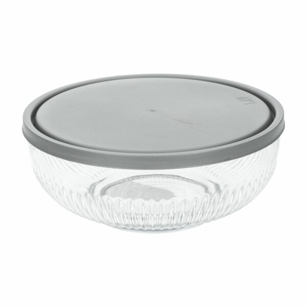 Ensaladera De Vidrio Con Tapa Redonda LAV 880 CC