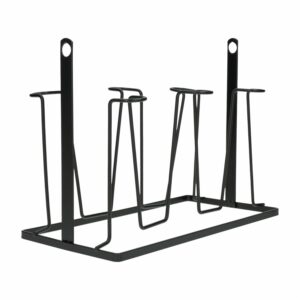 Escurridor De Vasos Color Negro FREE HOME 1 Pieza