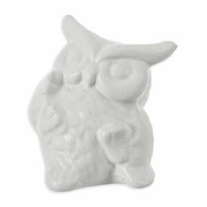 Figura Decorativa Búho Metalizado FREE HOME 1 Pieza