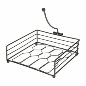 Servilletero Línea Brillant Color Negro FREE HOME 1 Pieza