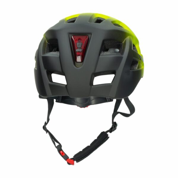 Casco Para Bicicleta Con Luz Y Víscera Corta Amarillo MOON 1 Pieza - Imagen 2