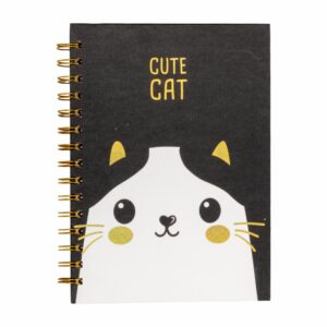 Cuaderno Universitario De Cuadros Colección Gato AIFENG 100 Hojas
