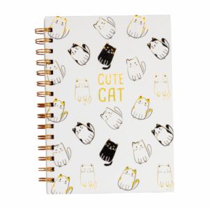 Cuaderno Universitario De Líneas Colección Gato AIFENG 100 Hojas