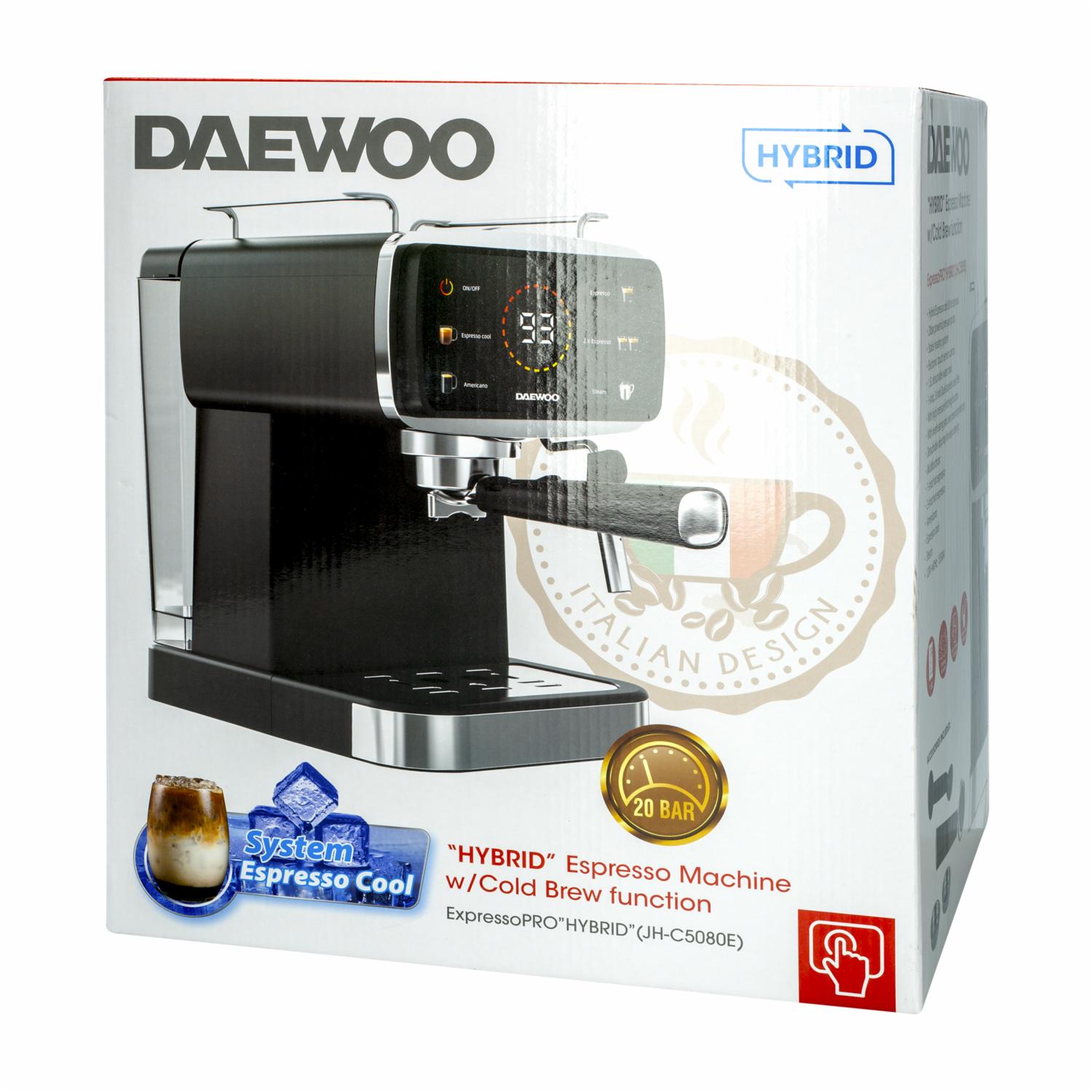 Cafetera Pro Hybrid JH-C5080E DAEWOO 1.5 Litros