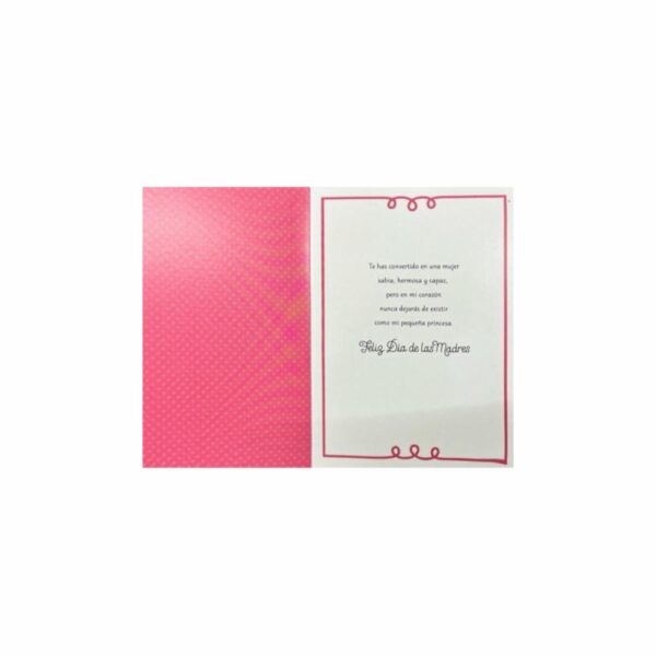 Tarjeta Día De La Madre Roses In Bkgd HALLMARK 20 X 13,5 Cm - Imagen 2