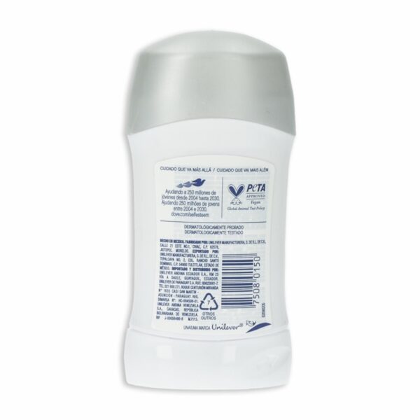 Desodorante En Barra Para Dama Invisible Dry DOVE 50 G - Imagen 2