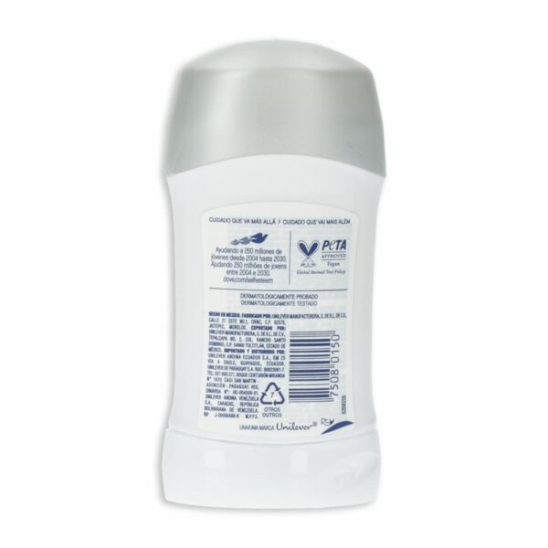 Desodorante En Barra Para Dama Invisible Dry DOVE 50 G - Imagen 2