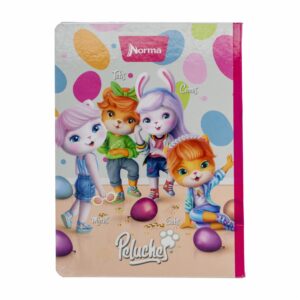 Cuadernos Cosido Mediano Peluches 1 Materia Lineas NORMA 100 Hojas